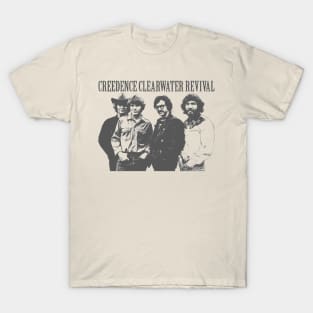 Creedence Clearwater Revival // Retro Style Design T-Shirt